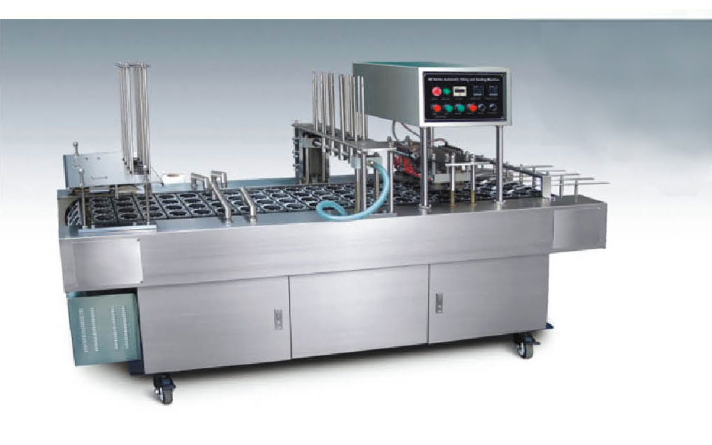 Automatic cup filling and sealing machine-BG32V(Two Cups)/BG60V(Four Cups)
