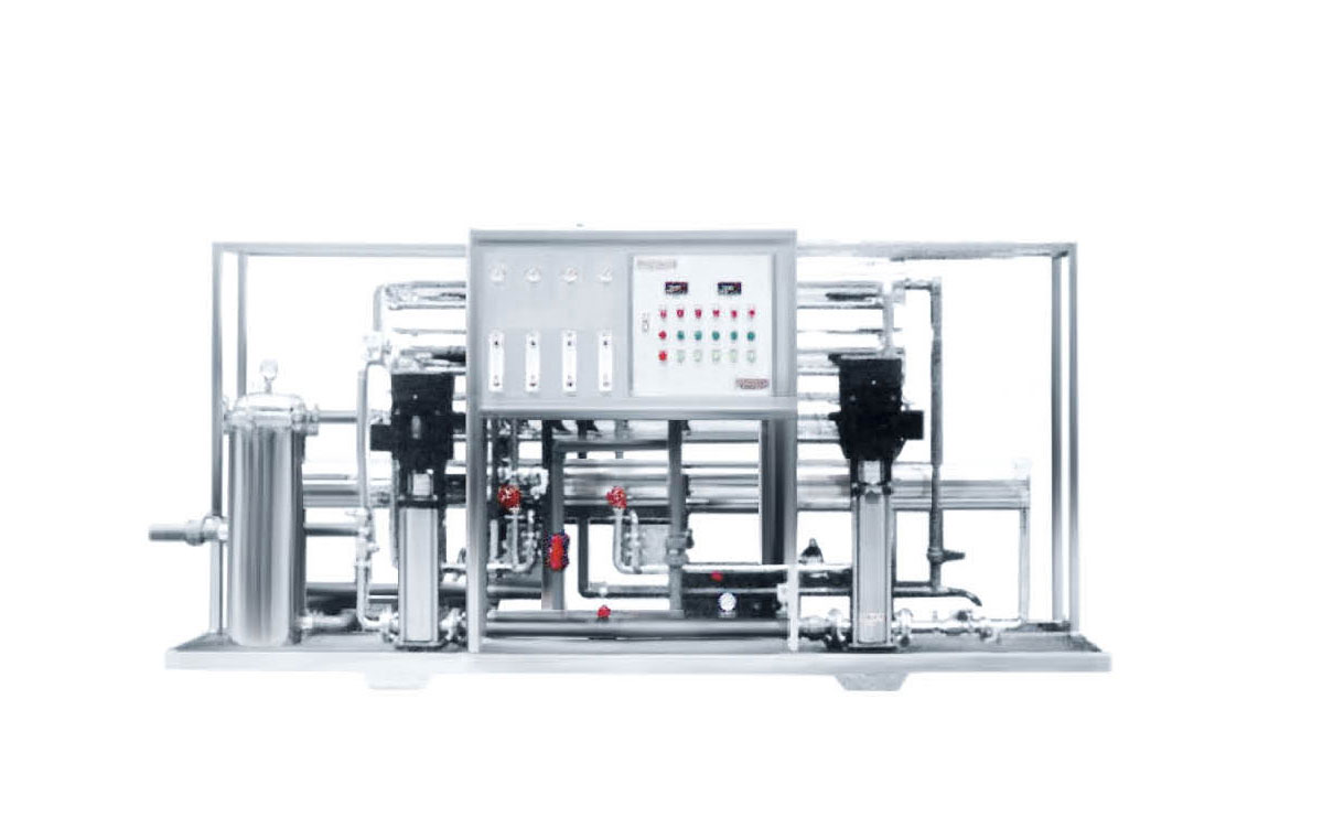 Capacity 4m3/h two stage Reverse Osiosis equipment