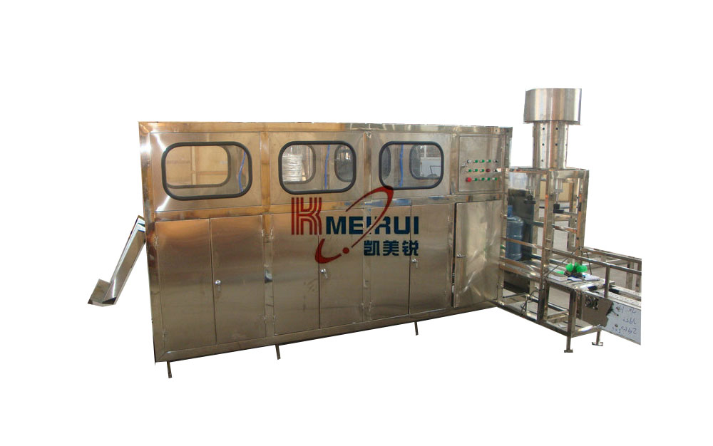 QGF-200 5 Gallon Barreled Drinking Water  Washing Filling and Capping Production Line