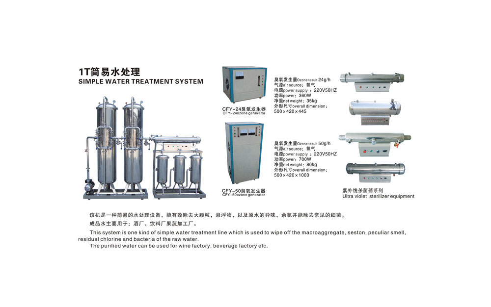 simple water treatment system